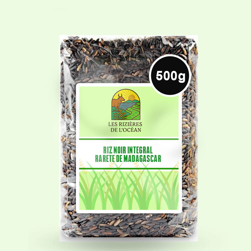 Riz Noir Intégral - Rareté de Madagascar - 500g